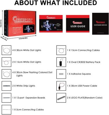 Комплект світлодіодного освітлення BRIKSMAX для LEGO Ideas "Доктор Хто" (21304)