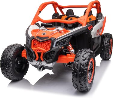 Дитячий електромобіль FINOOS Maverick Buggy 24V, дитячий автомобіль 2-місний, з пультом дистанційного керування 2.4GHz, 4 x мотор