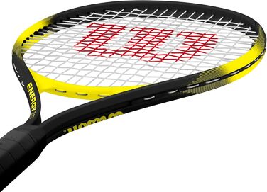 Тенісна ракетка Wilson Energy XL 27.5" 2025 чорно-жовта 290 г 112" V-Matrix + Stop Shock найпотужніша для початківців AirLite алюміній XL sweet spot офіційний Wilson USA оригінал
