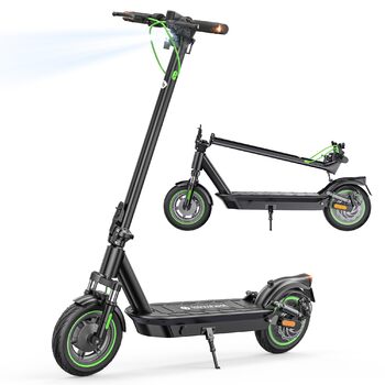 Електросамокат isinwheel S10Plus мотор 500 Вт, акумулятор 15 Аг, запас ходу до 60 км, 10-дюймові колеса, посилена амортизація, покажчики повороту, LED-дисплей та підтримка APP