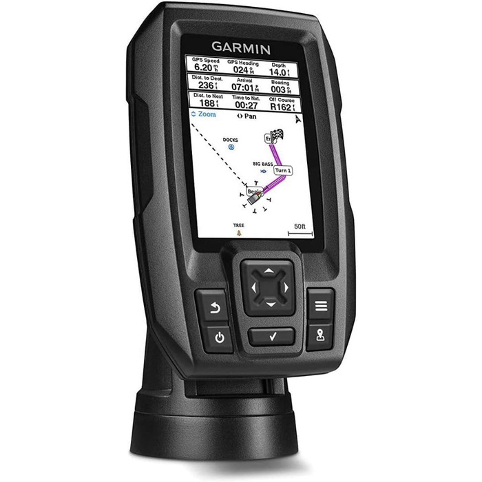 Датчик Garmin Chirp-fishfinder Striker 4, з двопроменем і GPS, чорний, OneSize, 0753759147020
