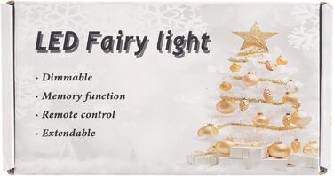 Світлодіодні казкові вогні потужністю 15M 100 світлодіодів з пультом дистанційного керування таймером функція пам'яті казкові вогн