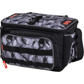 Рибальська сумка з відділеннями для зберігання LureCamo Tackle Bag - Рибальські аксесуари 35x25x22 см Сіра/Чорна