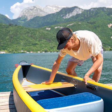 Надувне швидкісне каное Aqua Marina Tomahawk 4,6 м 8 Full DOP-Stitch для 2-3 осіб