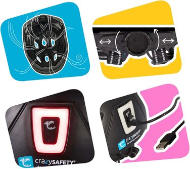 Велосипедний шолом дитячий 6-12 років для велосипеда, скейтборду, гірського велосипеда, роликових ковзанів Задній ліхтар, що перез