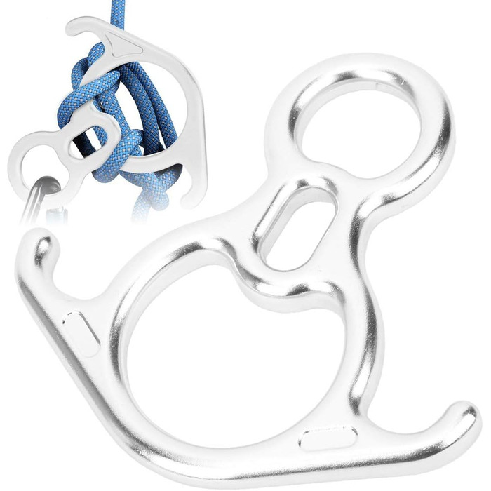 Спускний механізм, алюмінієвий спускний механізм 32KN Figure 8 для спуску та скелелазіння