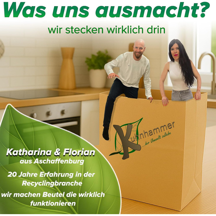 Пакети для органічних відходів 60 л - 70 л 25 шт. Пакети для органічних відходів Паперові пакети для органічних відходів, без личинок Паперові пакети для садових відходів