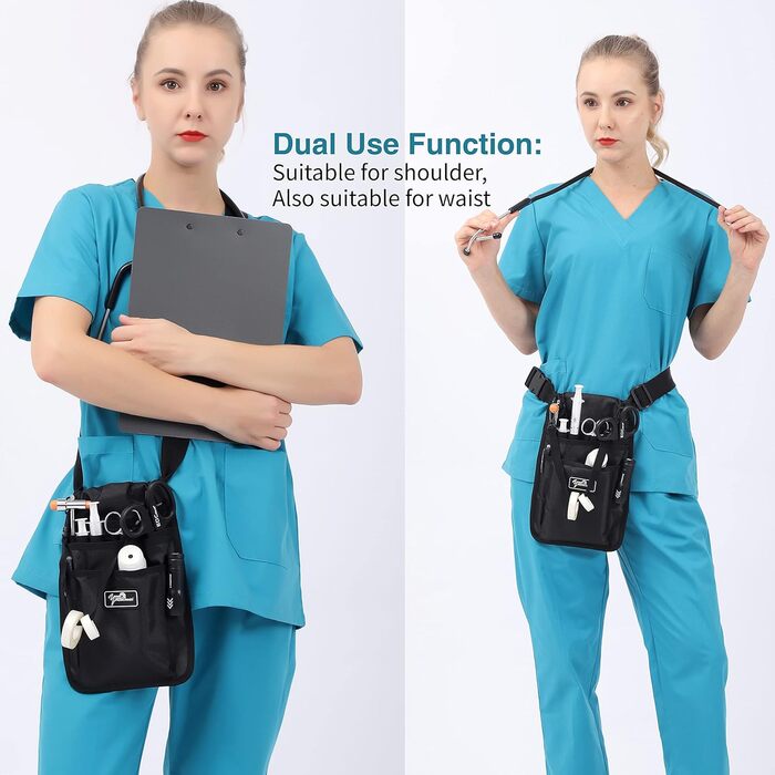 Унісекс сумка для дорослих дорожня сумка Дорожні аксесуари Організатор багажу 30X20 чорний