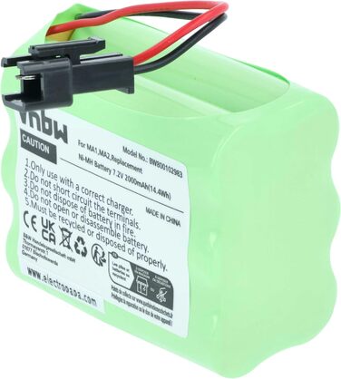 Сумісний з Tivoli Pal, цифрове радіо iPal (2000mAh, 7,2V, NiMH)