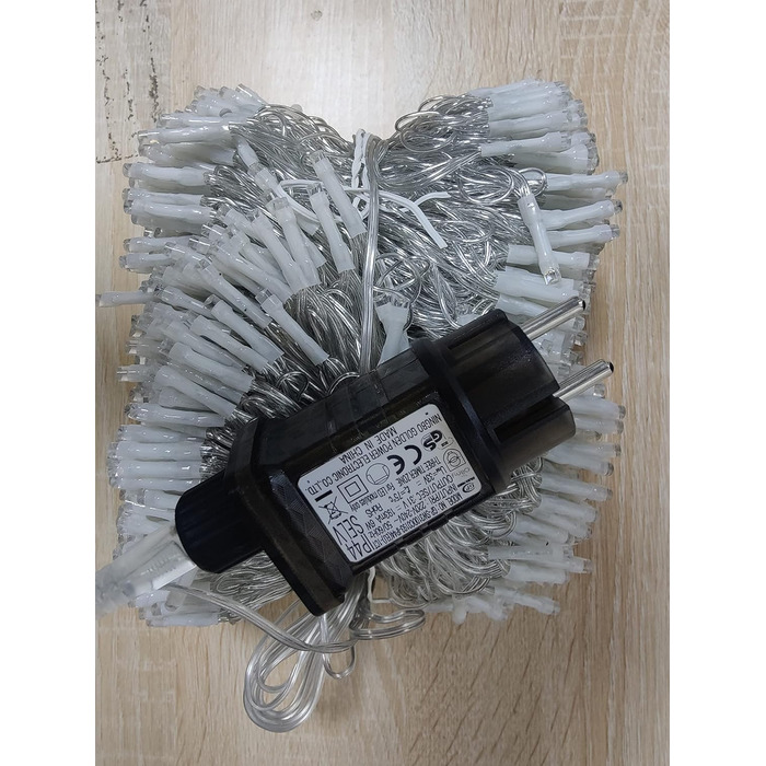 Казкові вогні на відкритому повітрі 60M 600 LED, казкові вогні з пультом дистанційного керування 8 режимів таймера, водонепроникни