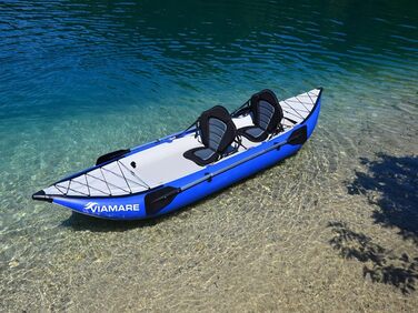 Туристичний каяк Sit-on-Top для 2 осіб, каное 400 см з пневматичним дном високого тиску