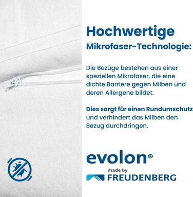 Підковдра Softsan Protect Plus, захищена від кліщів, 135x200 см, чохол, захист від кліщів для людей з алергією на домашній пил