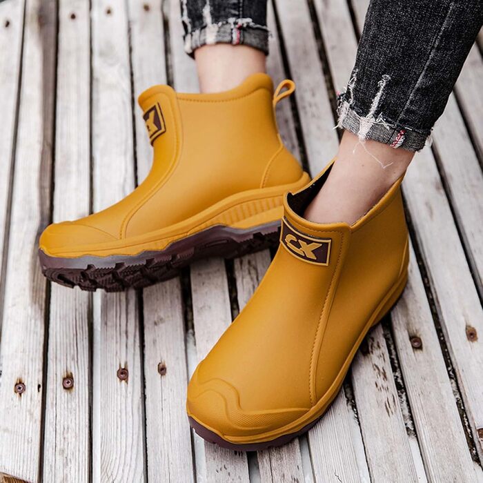 Водне взуття, гумові чоботи для подорожей та походів, розмір 38 EU, жовті