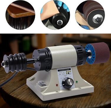 Електрична машина для полірування шкіри Потужність 350 Вт 0-8000 об/хв Підходить для шкіри рослинного дублення Портативний і простий у використанні