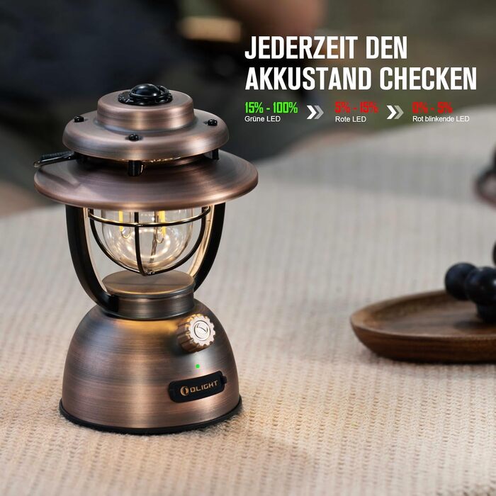 Лампа для кемпінгу OLIGHT Olantern Classic 2 Pro 300 LM, світлодіодний ліхтар у стилі ретро, безперервне затемнення, акумуляторна батарея USB, для кемпінгу, саду, відключень електроенергії, декорації на Хелловін, походів