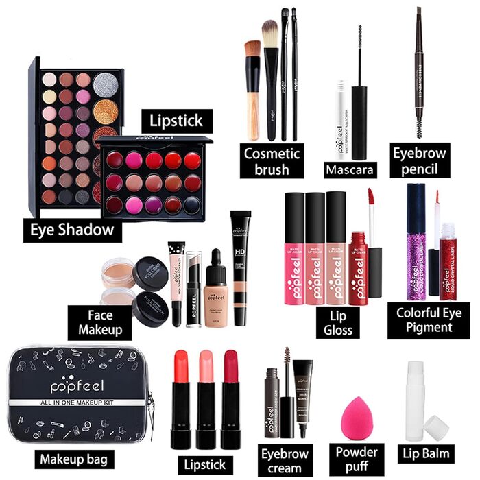 Набір косметики MKNZOME Schminkkoffer (27 предметів)