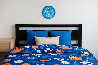 Настінний годинник Lowell SSC Napoli, 30 см, оригінальний, офіційний