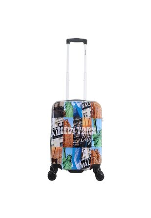 Валіза ручна поклажа Big Apple, 54x36x20 см, 32 л, 2.7 кг, барвиста