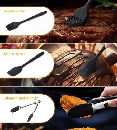 Аксесуари для фритюрниці, 12 шт. Аксесуари для фритюрниці Dual 2024 для фритюрниці Ninja Air Fryer AF500EU, AF400EU, AF300EU, Innsky, Princess, Emerio Аксесуари для решіток аерофритюрниці та пляшки з розпилювачем олії 9.5-10.4 л