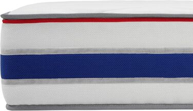 Матрац Arensberger RELAXX 160x200 см Матрац з холодної піни з 3D-піною з ефектом пам&39яті Ергономічна висота 25 см Реверсивний рівень жорсткості H2/H3 Чохол з гелевого пінопласту Згортальний матрац 160x200 см, точкова еластичність, COMFORT PLUS 160 x 200