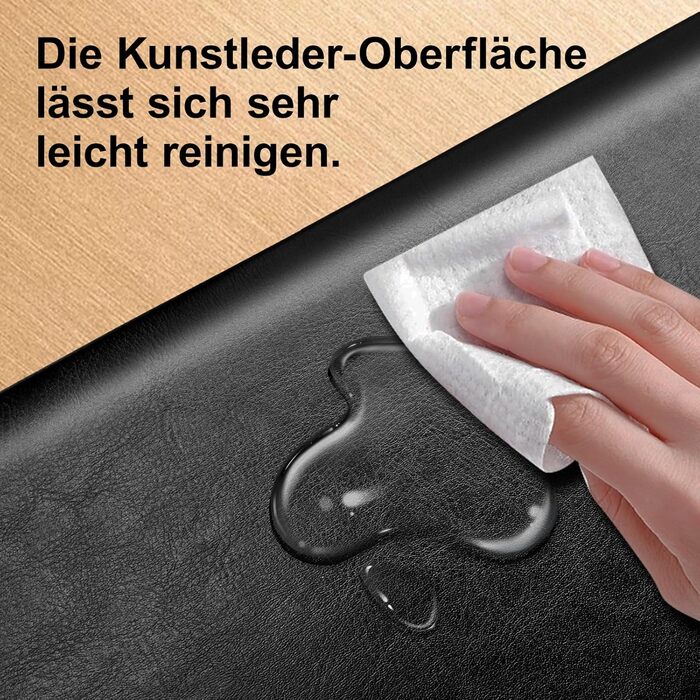 Папка для документів NEWYES формату A4 з 30 прозорими обкладинками водовідштовхувальна папка для презентацій зі штучної шкіри, ідеально підходить для офісу, ділових поїздок та як подарунок для чоловіків чорна