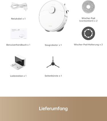 Потужність всмоктування 7 000 Па, система миття DuoScrub, автоматичне підняття швабри, ультразвукове виявлення килимів, шерсті дом