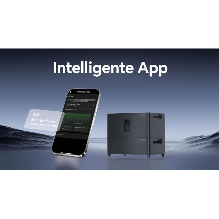 Балконна електростанція потужністю 2340 Вт з накопичувачем енергії 5120 Вт, 4 сонячні модулі зі скла по 450 Вт з накопичувачем енергії Marstek Jupiter C та розширювальною батареєю 5,12 кВтгод, фотоелектрична система для даху, будинку, балкону, саду