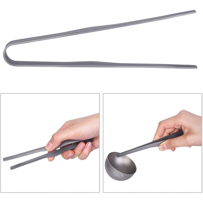 Кухонний гриль Щипці для гриля Титанова чашка для барбекю Кліпса для барбекю Щипці для смаження Пінцет без опіків Багатофункціонал