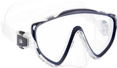 Набір для підводного плавання CRESSI Tino Adventure Set - Набір для підводного плавання, що включає ласти Tonga, маску Tino та трубку Scilla, для підводного плавання та дайвінгу, дорослі L-XL, прозорий/синій/темно-синій