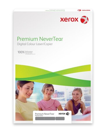 Пластиковий папір Xerox Premium NeverTear 003R98057 - A3 297 x 420 мм, 125 г/м - Спеціальний папір для лазерних принтерів та копіювальних апаратів - 100 аркушів - Білий A3 420 x 297 мм 95 MIC