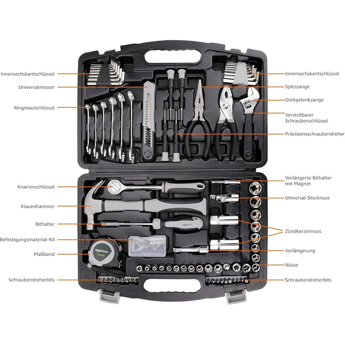 Загальний набір ручних інструментів для дому, 13ука