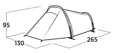 Намет одномісний Easy Camp Sarek 1 (120467)