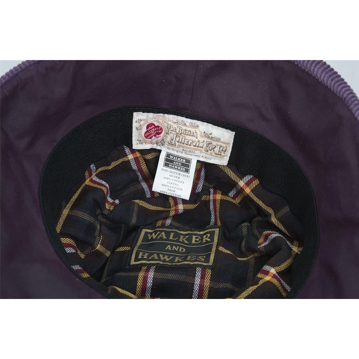 Діана - Жіночий сільський капелюх, вощений, сливовий, розмір XXS