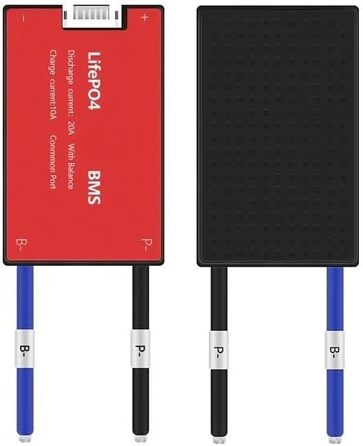 Літієва батарея, плата захисту BMS з балансиром, 16S 48V 20A LiFePO4