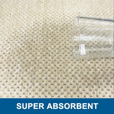 Нековзний килимок для ванної, який можна прати, 70 x 120 см, килимок для ванної з шенілу з гумовою основою, суперпоглинаючий килимок для ванни, для душу, ванни та туалету, бежевий, 70 x 120 см