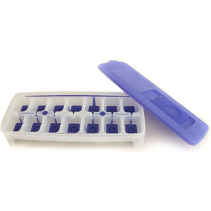 Морозильна камера TUPPERWARE, фіолетово-біла, генератор кубиків льоду G29, диво кубиків льоду