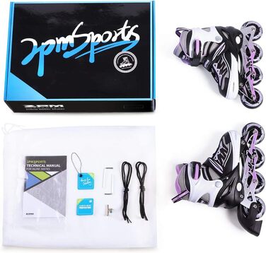 Розмір регульованих роликових ковзанів для дітей з підсвічуванням світлодіодних коліс, веселі блимаючі роликові ковзани для дівчат