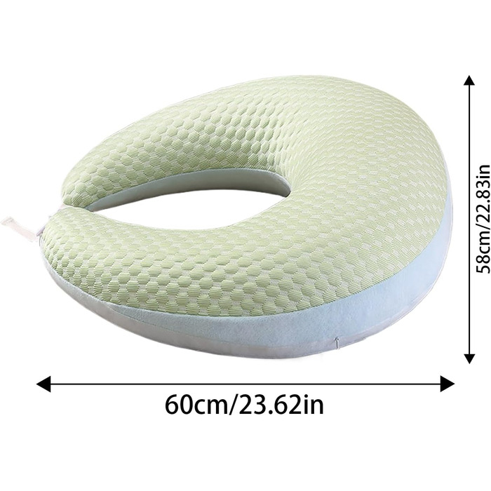 Ергономічна в&39язана подушка, подушка для читання та ігор Creative Moments, багатофункціональний підлокітник для рукоділля/читання/ігор, підлокітник як аксесуар для дому для дорослих, в&39язана гачком зеленого кольору