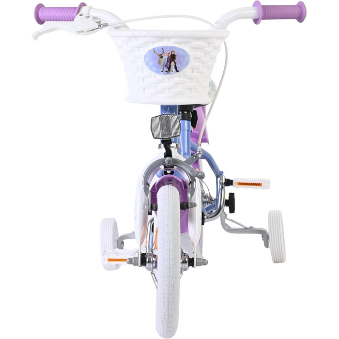 Дитячий велосипед Volare Frozen 12 дюймів для дітей, з додатковими колесами