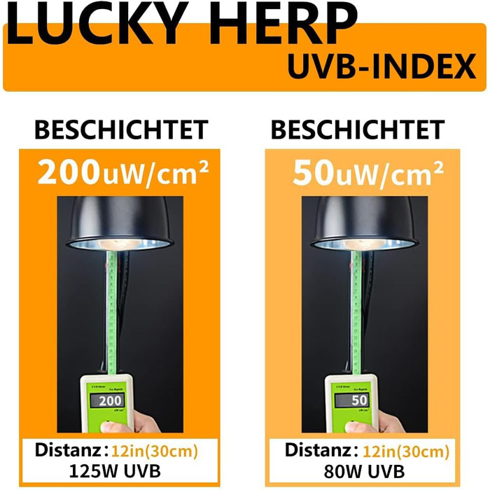Лампа для тераріуму LUCKY HERP UVA UVB, лампа E27 для рептилій тераріум 80 Вт, лампа D3 з ультрафіолетовим прожектором для черепах, бородатих агам, ящірок, геконів