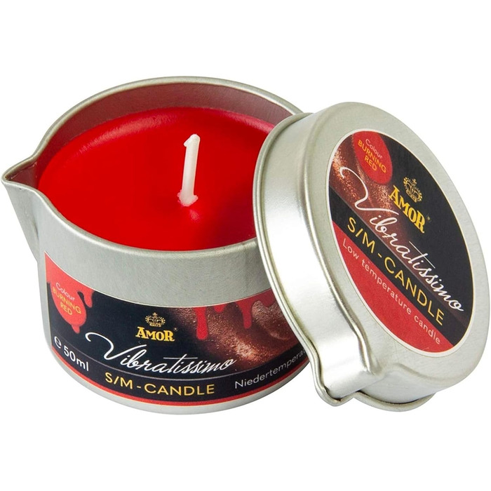 Мл I Низька температура в червоному кольорі I Високоякісний свічковий віск без запаху I Крапельна свічка для еротичних ігор I Романтична масажна свічка для пар I Wax Candle, 50