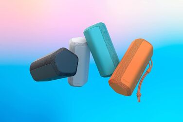 Портативна бездротова Bluetooth-колонка з широким звучанням і ремінцем для перенесення - водонепроникна, ударостійка, 16 годин роб