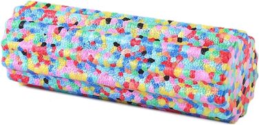 Ролик для фасції 5,3 x 15 см, кольоровий поролоновий ролик для йоги, м&39яка текстура, міцний ролик для масажу м&39язів, міні-колонка для йоги, пристрій для фітнес-тренувань