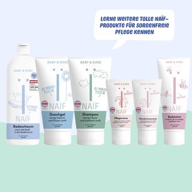 Змінний блок гелю для вмивання Caring - для немовлят та дітей - Догляд за дитиною - Дитячий гель для душу - Гель для душу для чутливої шкіри - Дитячий гель для душу - Натуральні інгредієнти - Веганський - Змінний блок 500 мл