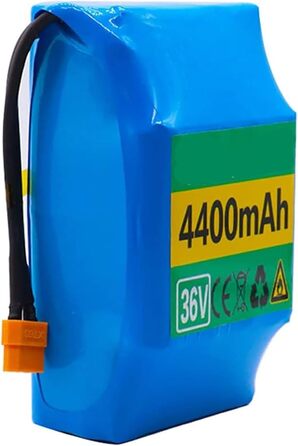 Запасний акумулятор для ховерборда 36V 4400 мАг, електричний велосипед 36V 10S2P, високопродуктивний акумулятор для електричного велосипеда-ховерборда з роз&39ємом XT60 36V 4400 мАг