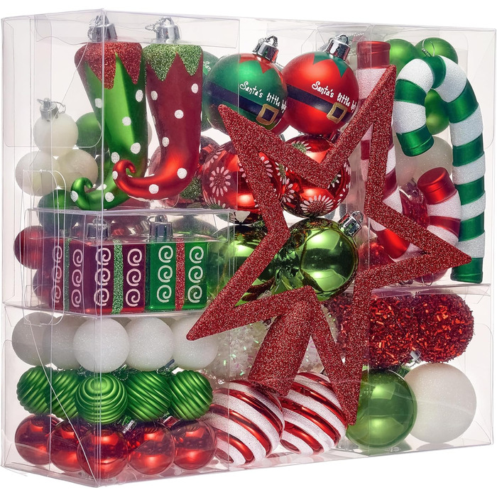 Набір із 100 ялинкових кульок Victor's Workshop