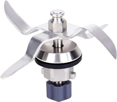 Змінне лезо з нержавіючої сталі, сумісне з розумним кухонним комбайном Silvercrest Monsieur Cuisine Connect і Monsieur Cuisine, змінним лезом блендера з ущільнювальним кільцем і щіткою для чищення