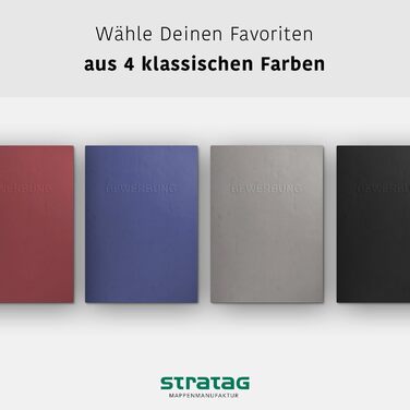 Двосекційних папок-аплікацій з 1 затискною рейкою з найкращої текстури шкіри та високоякісним тисненням APPLICATION (сині, 10 шт.) 10 шт. сині, 10