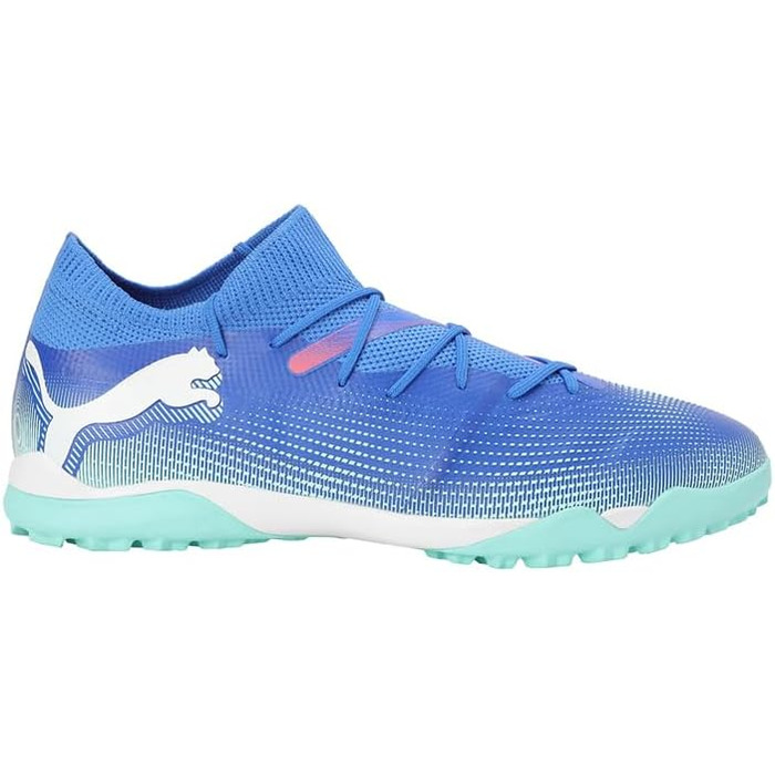 Футбольні бутси Puma Unisex Future 7 Match TtSoccer 41 EU Bluemazing Puma White Electric Peppermint