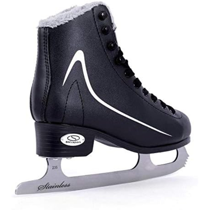 Чоловічі ковзани SMJ Calgary, взуття для фігурного катання, класичні ковзани, чорні Розміри 42, 43, 44, 45, 46